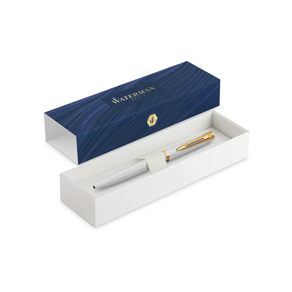Długopis Impression - Waterman - White Gold Trim