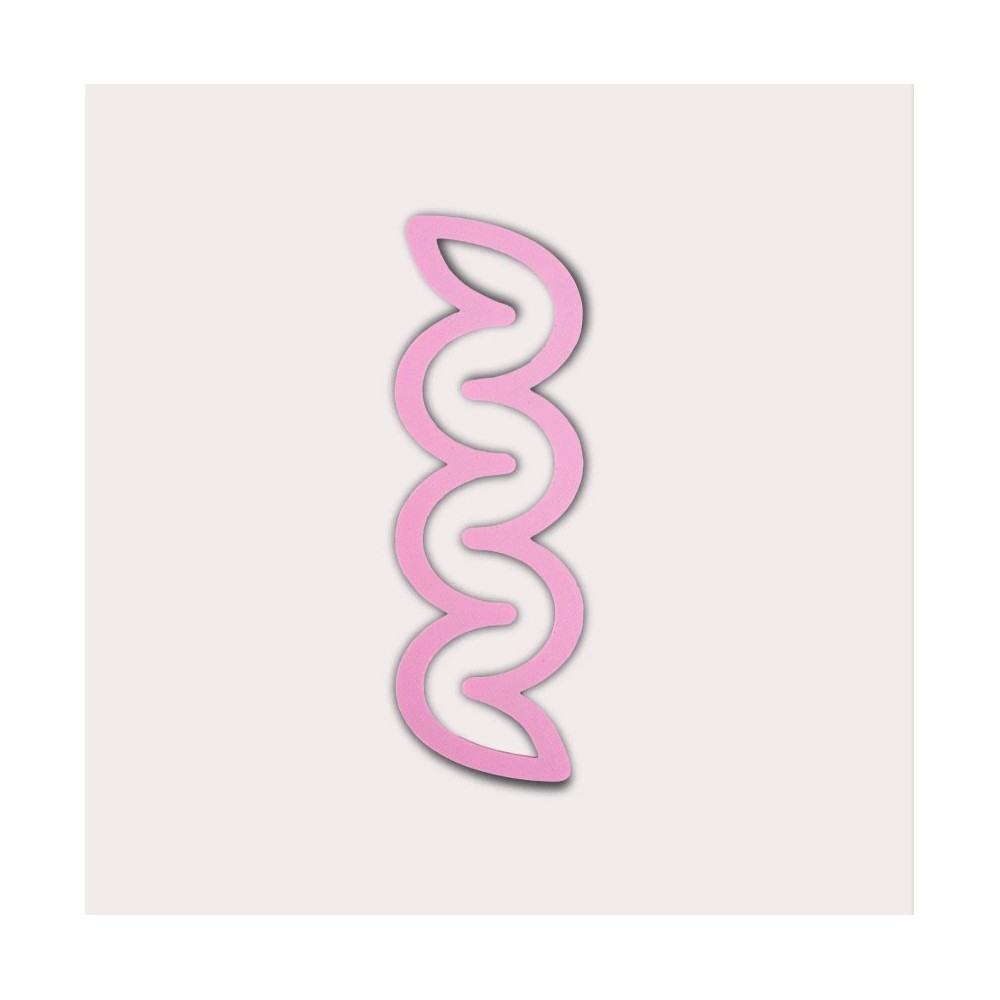 Helix 3D printed bookmark - The Completist. - Bubblegum