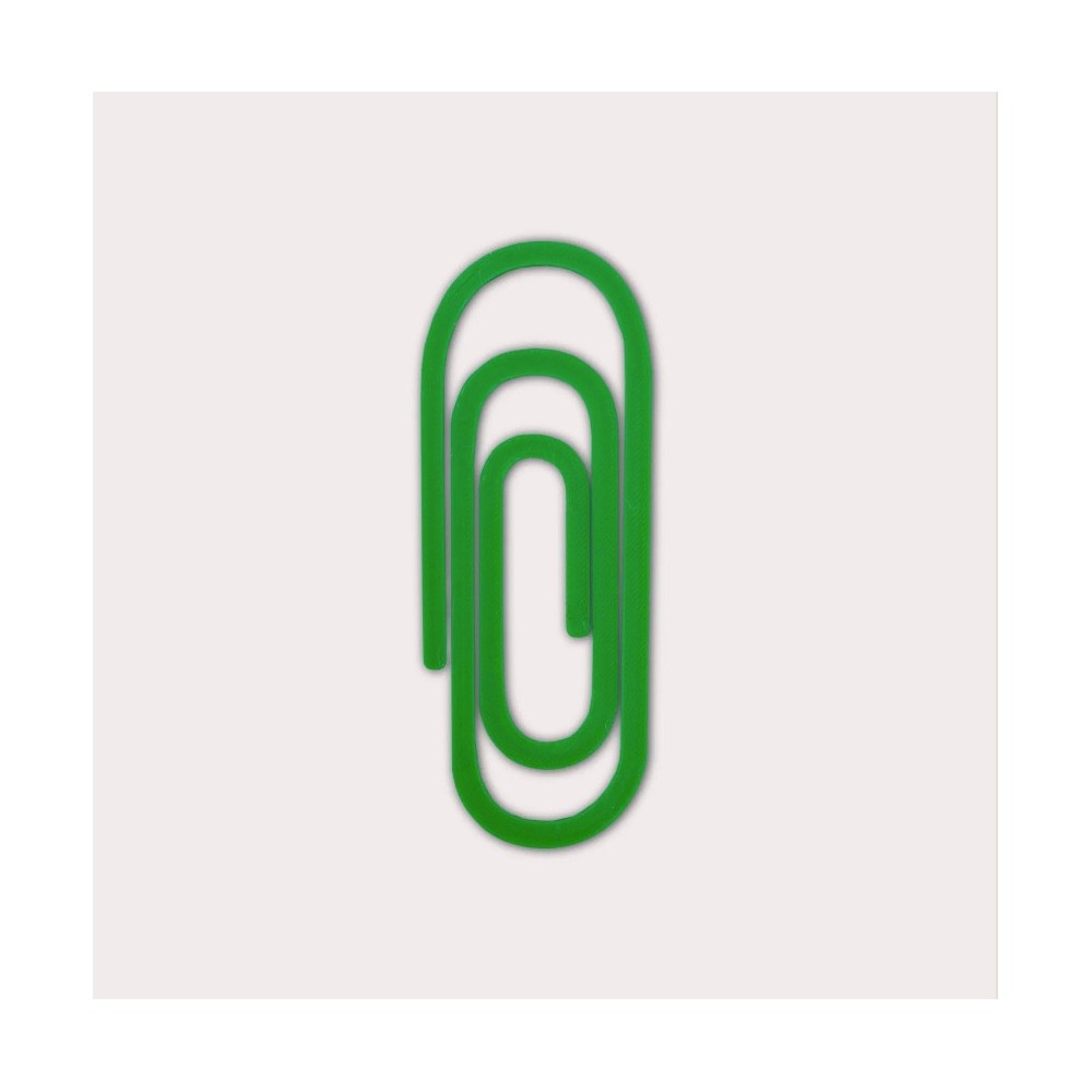 Zakładka Paperclip 3D - The Completist. - Emerald