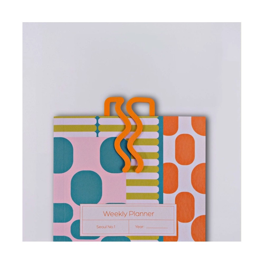 Mini Miami 3D printed bookmark - The Completist. - Chartreuse