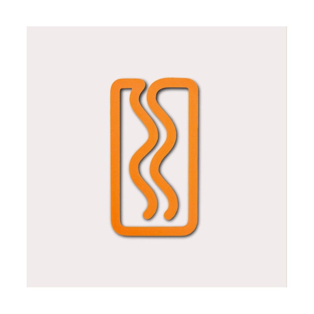 Miami 3D printed bookmark - The Completist. - Mandarin