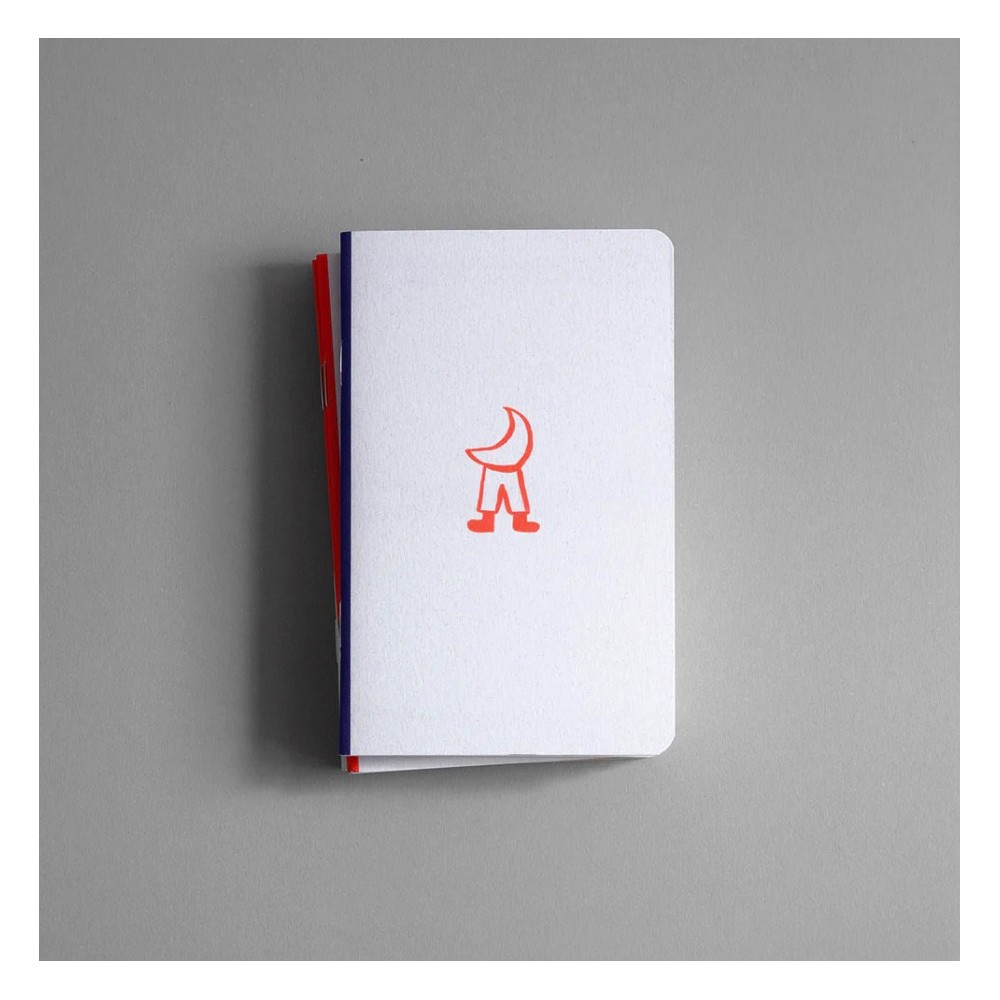 Plain pocket notebook Mr Moon - Papierniczeni - 30 sheets