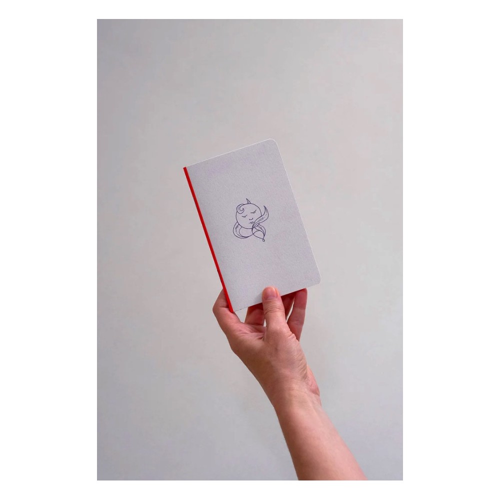 Plain pocket notebook Sleepy Luna - Papierniczeni - 30 sheets