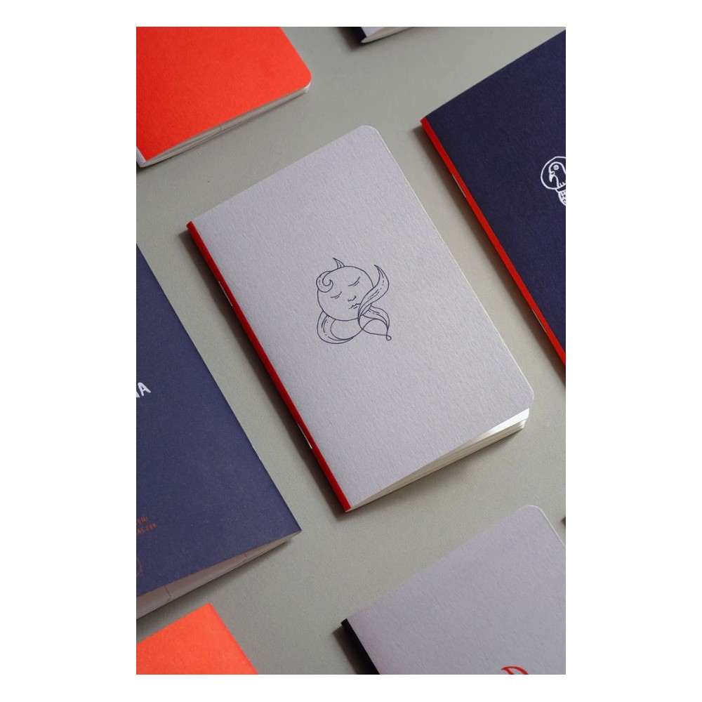 Plain pocket notebook Sleepy Luna - Papierniczeni - 30 sheets