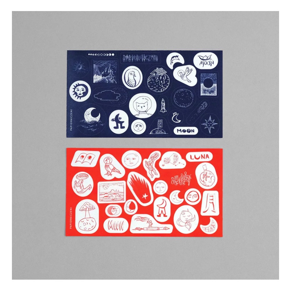 Set of Luna stickers - Papierniczeni