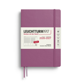 Academic Week Planner 2026/2027 A5 - Leuchtturm1917 - Dusty Rose