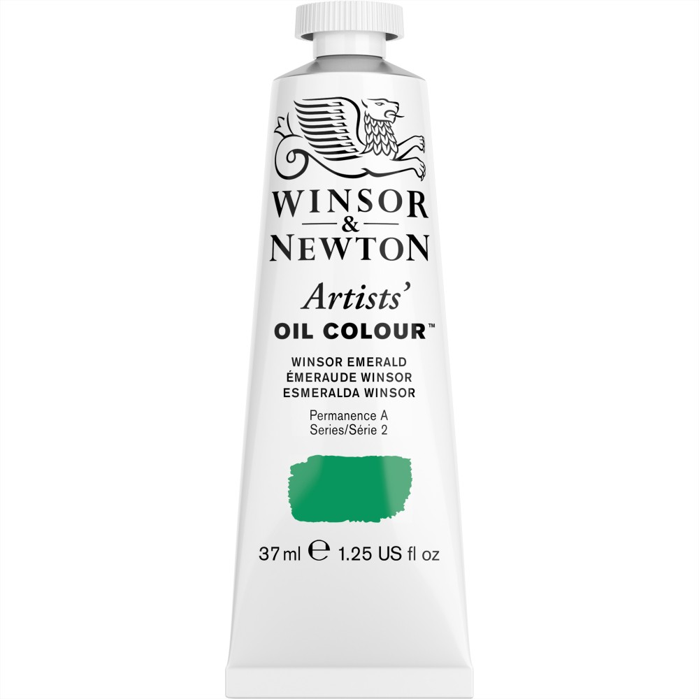 Oil paint Artists' Oil Colour - Winsor & Newton - Winsor Emerald 37 ml