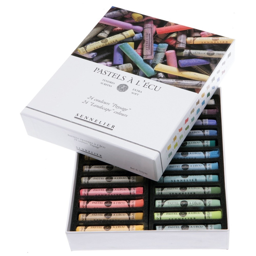 Set of À L'écu Pastels Landscape - Sennelier - 24 pcs.