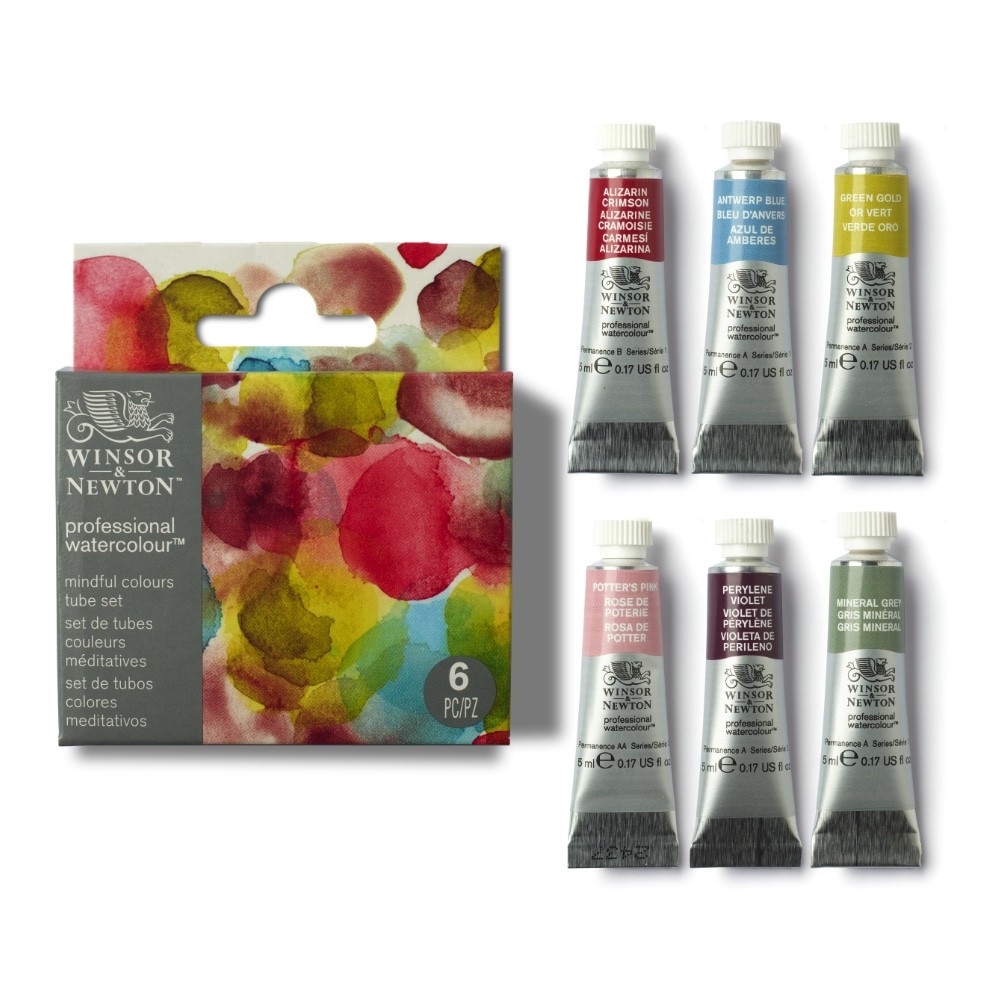 Professional Watercolor Mindful Set - Winsor & Newton - 6 x 5 ml