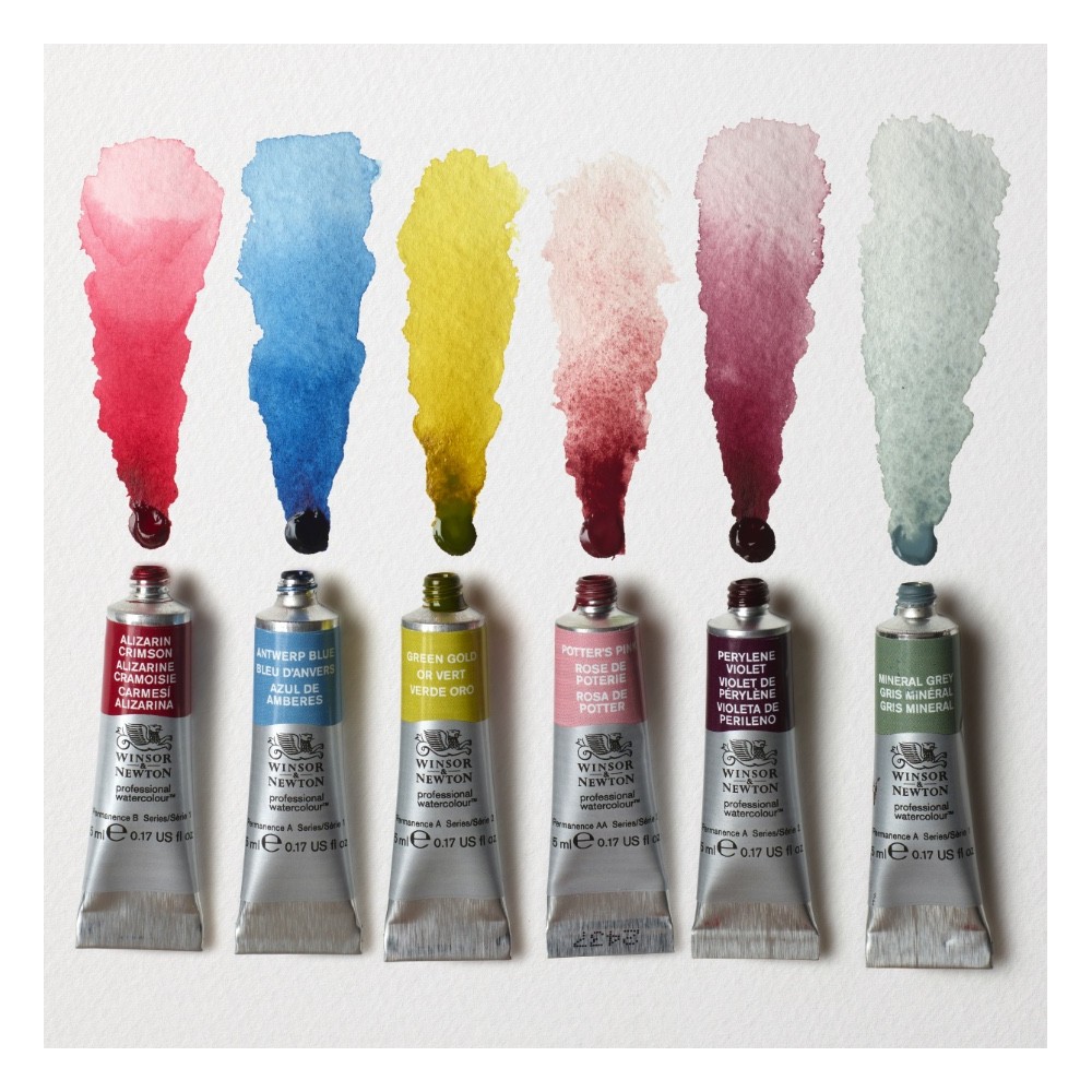 Zestaw akwareli Professional Mindful - Winsor & Newton - 6 x 5 ml
