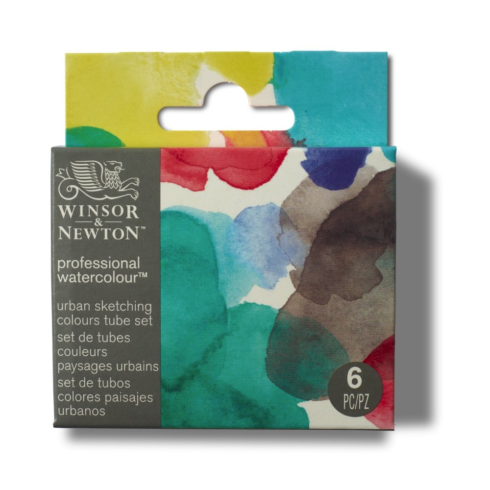 Zestaw akwareli Professional Urban Sketching - Winsor & Newton - 6 x 5 ml