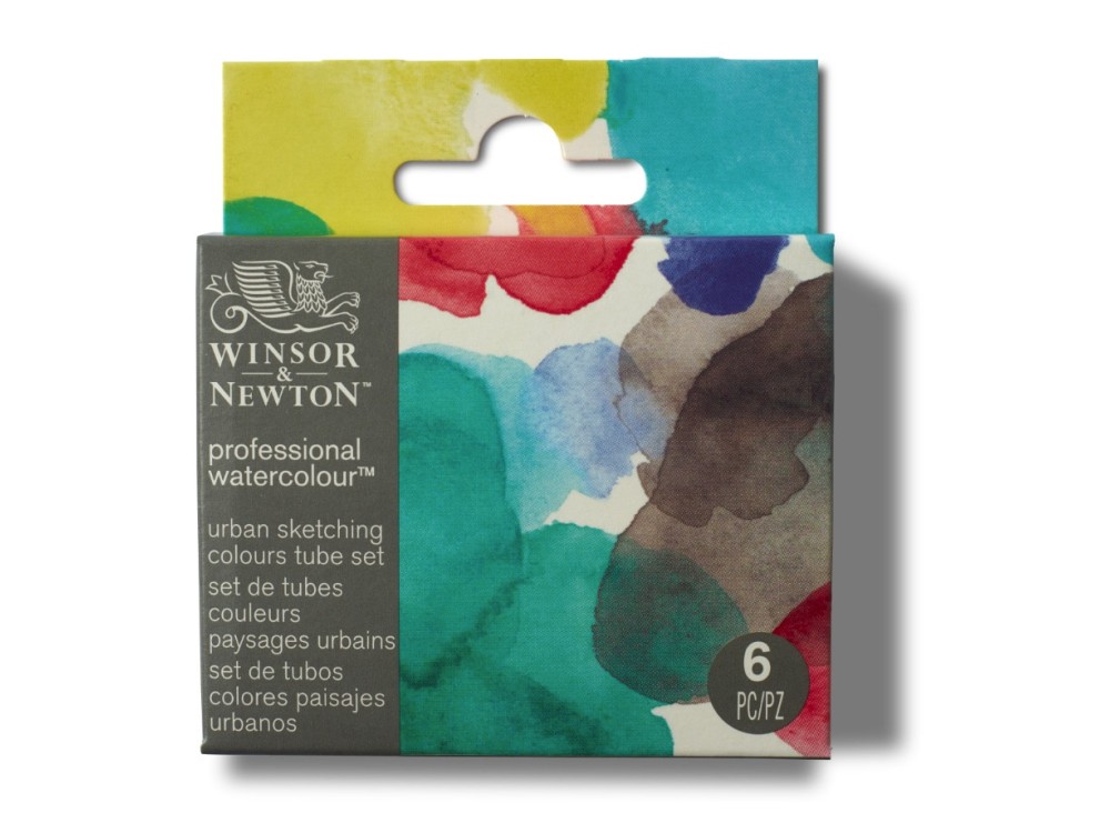 Professional Watercolor Urban Sketching Set - Winsor & Newton - 6 x 5 ml