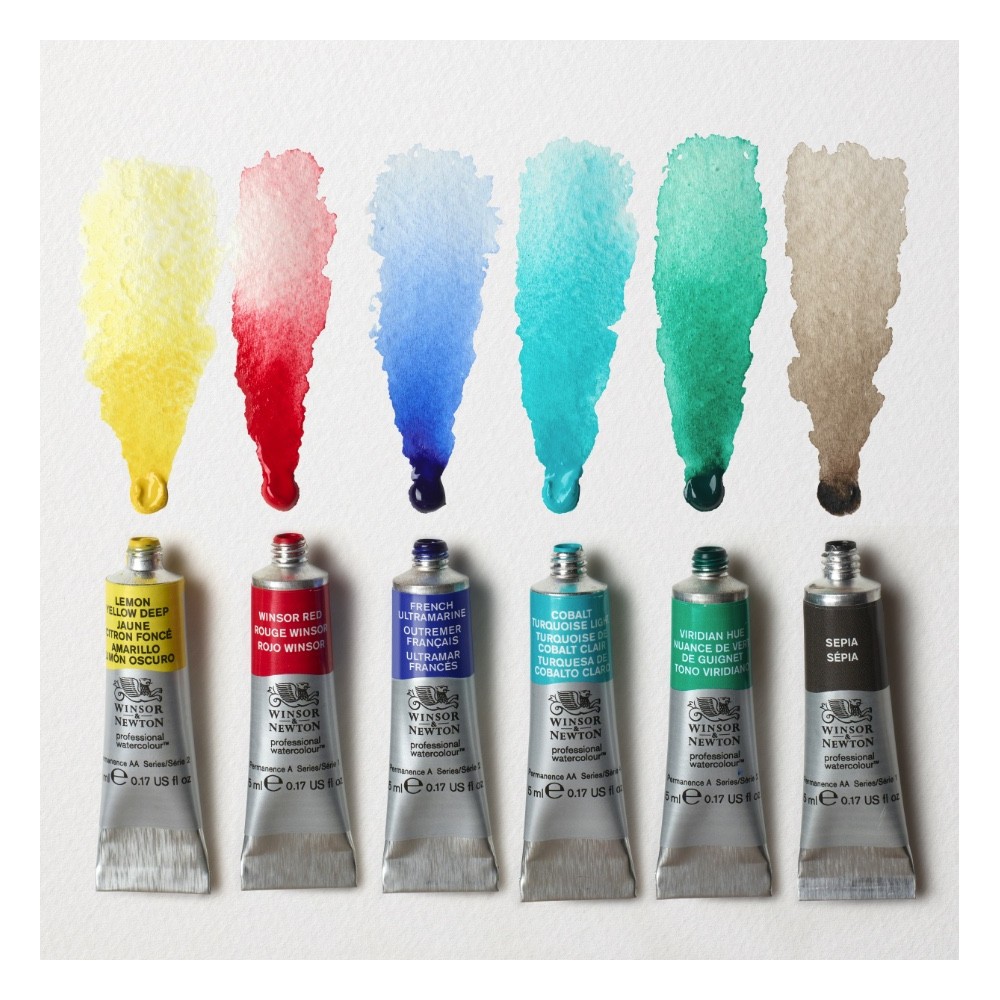 Zestaw akwareli Professional Urban Sketching - Winsor & Newton - 6 x 5 ml