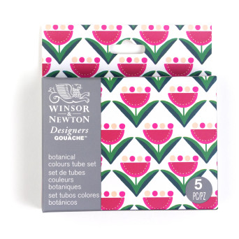 Zestaw gwaszy Designers Botanical - Winsor & Newton - 5 x 14 ml