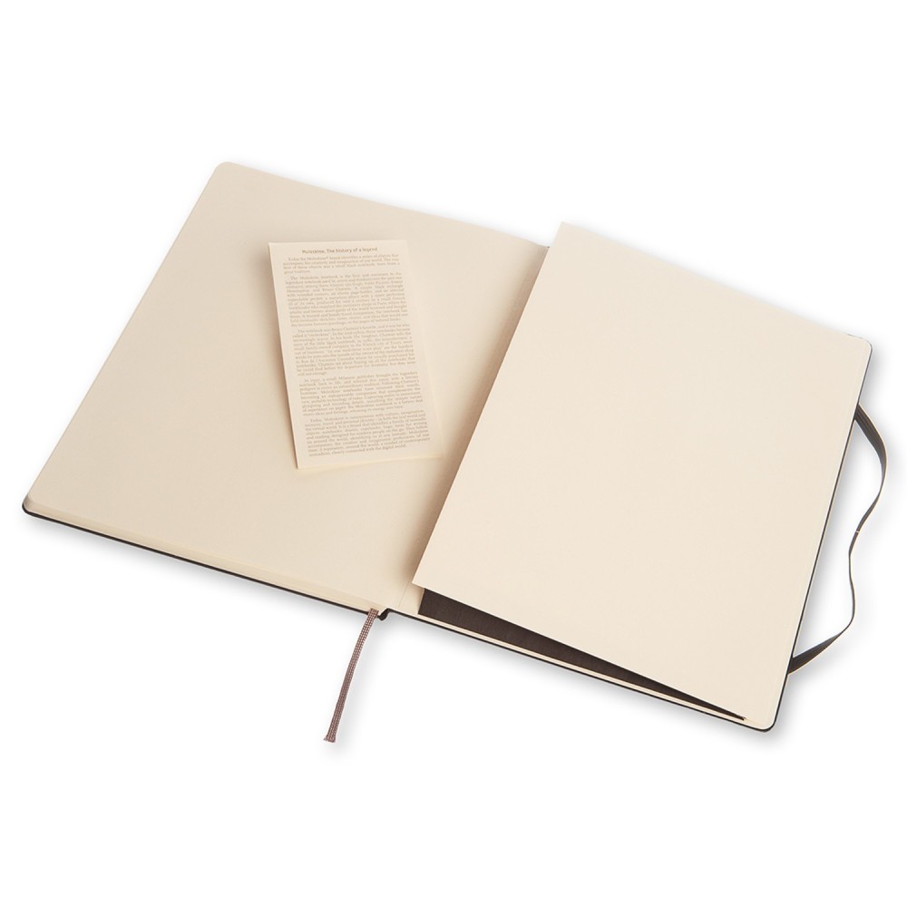 Notatnik w kropki XL - Moleskine - czarny twarda okładka