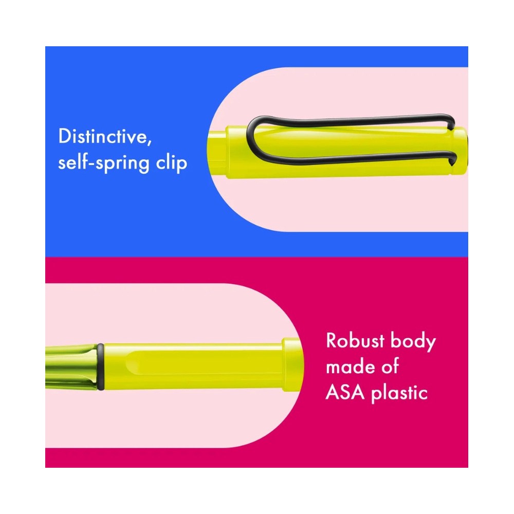 Pióro kulkowe Safari - Lamy - Neon Yellow