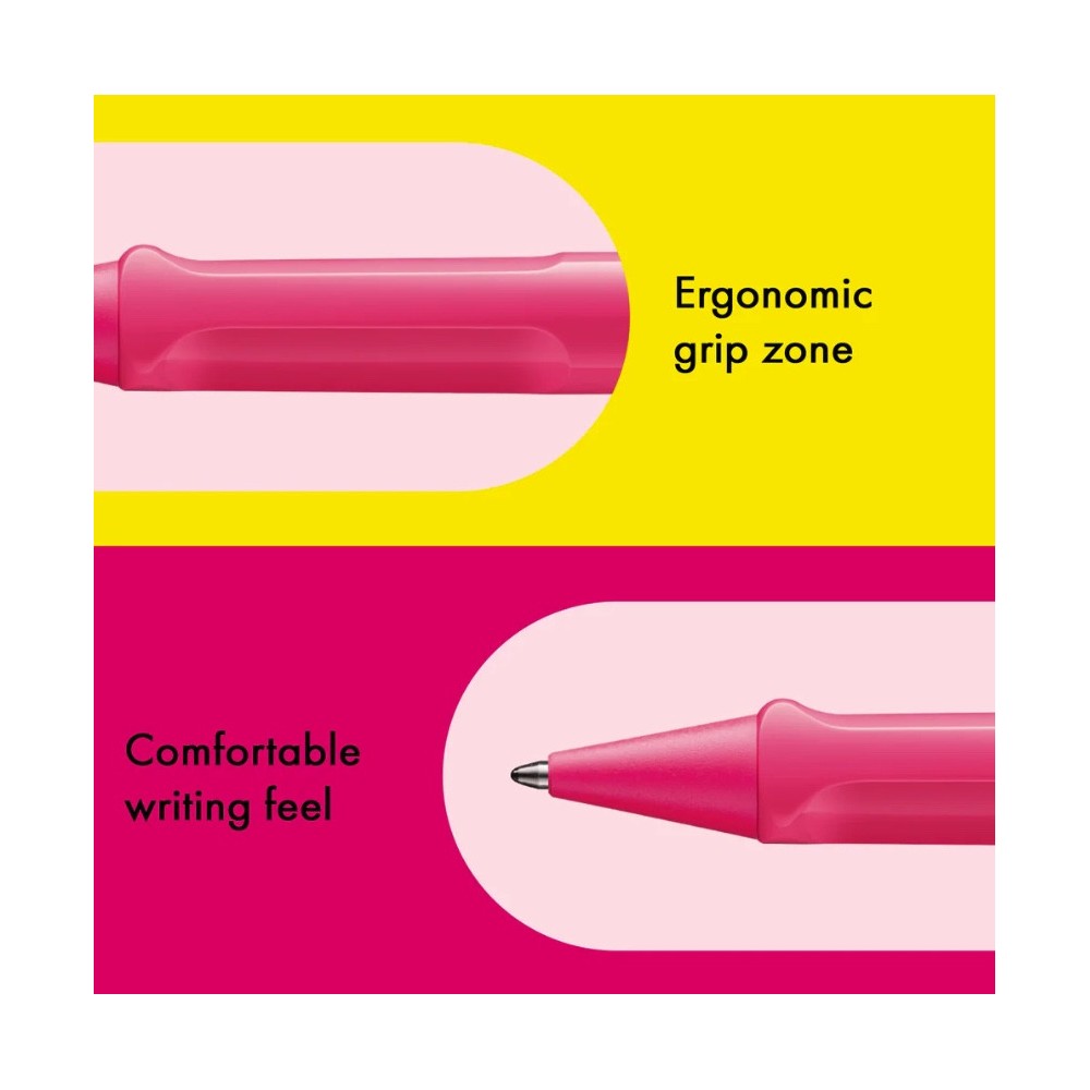 Pióro wieczne Safari - Lamy - Neon Pink M