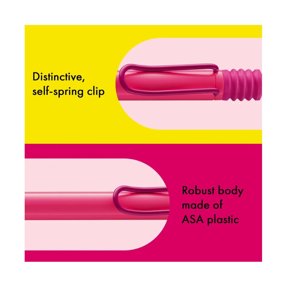 Fountain pen Safari - Lamy - Neon Pink M