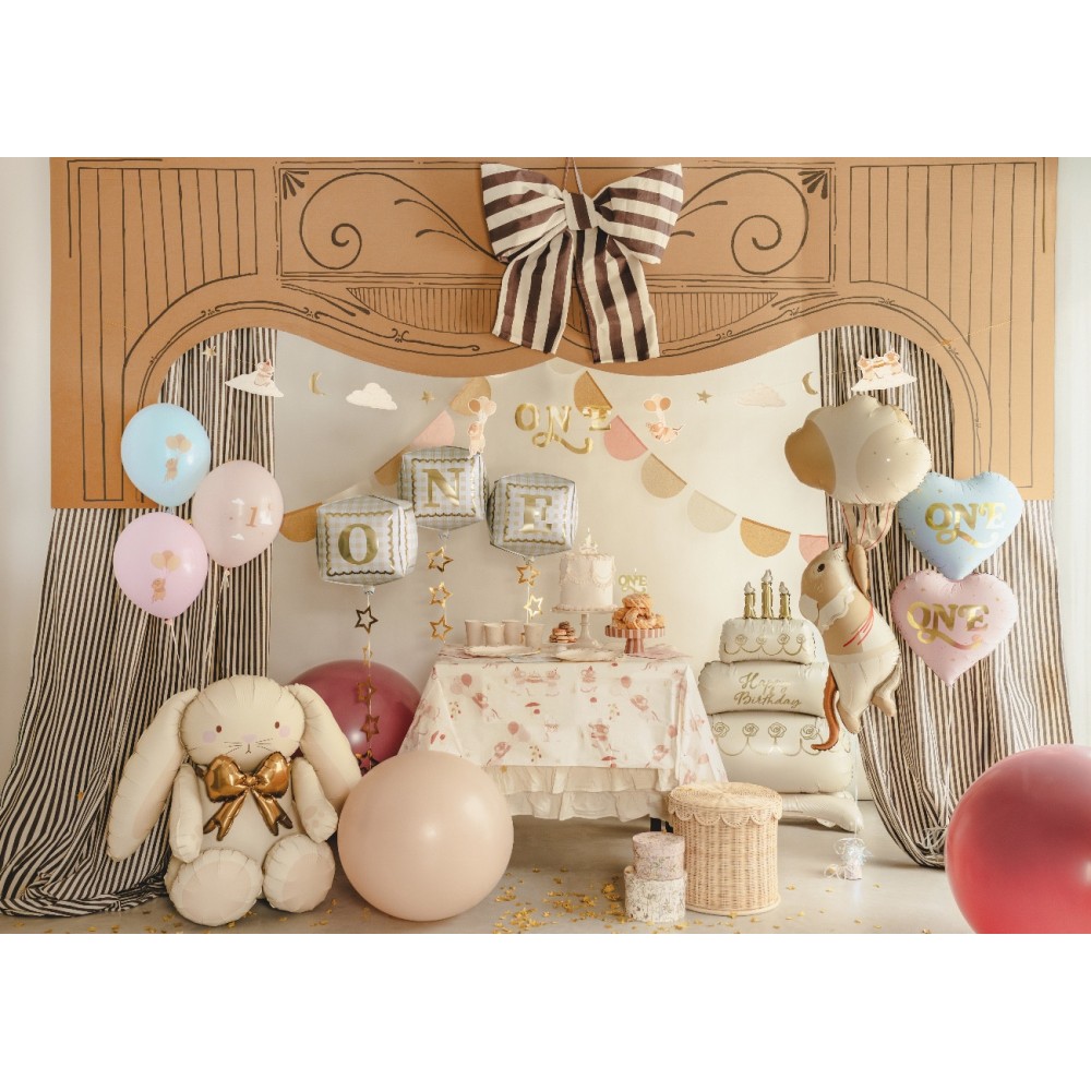 Balon foliowy Myszka z balonami - 44 x 104 cm