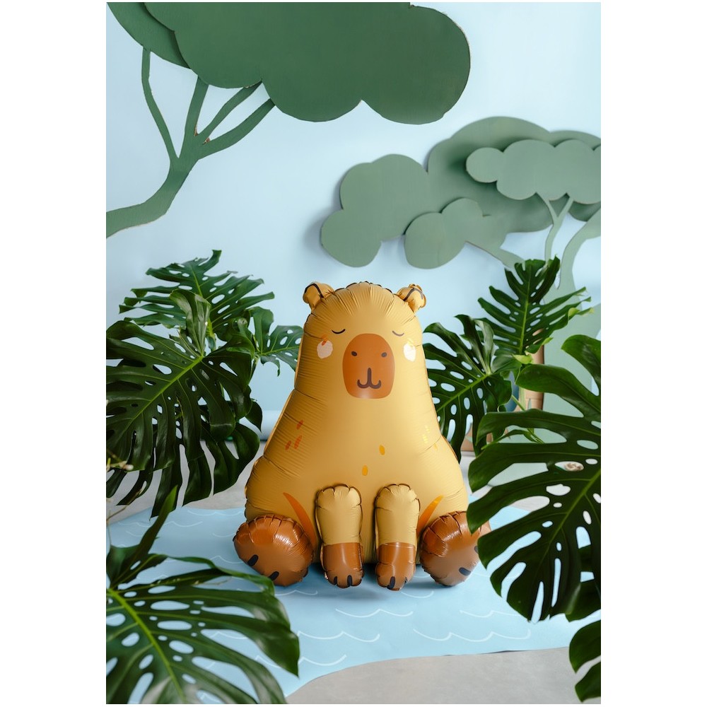 Balon foliowy Kapibara - 63 x 80 cm