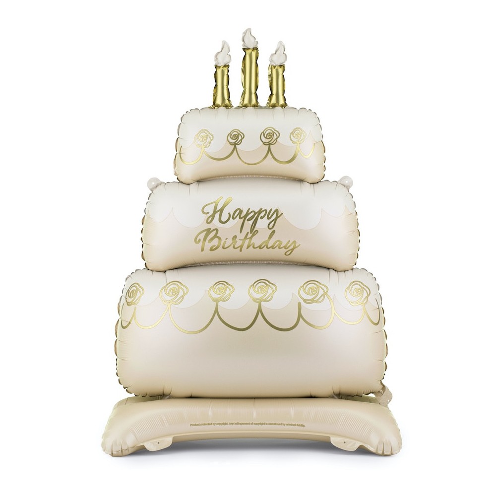 Balon foliowy Tort - 70 x 100 cm