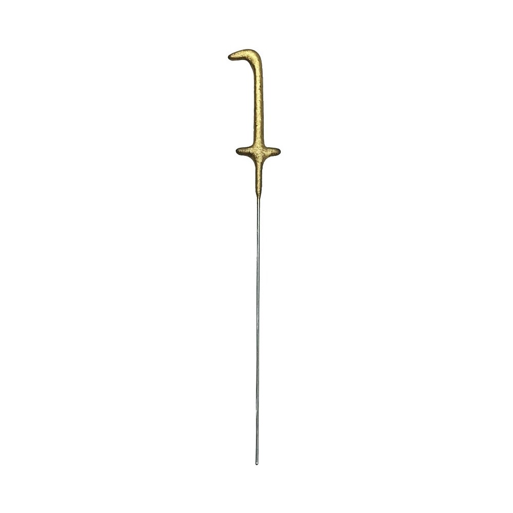 Sparklers Number 1 - gold 15 cm