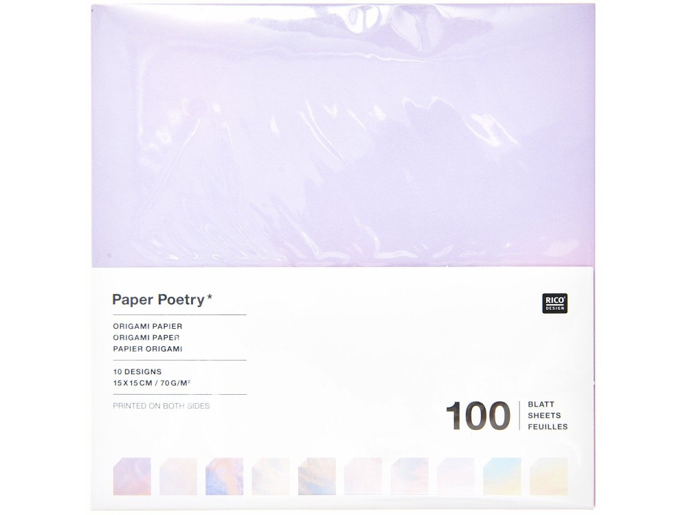 Origami paper The Sky is the Limit 15 x 15 cm - Paper Poetry - 100 sheets