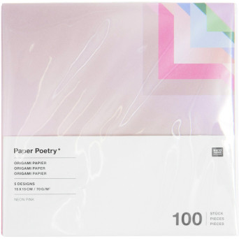 Papier origami Blurry Gradient 15 x 15 cm - Paper Poetry - 100 ark.