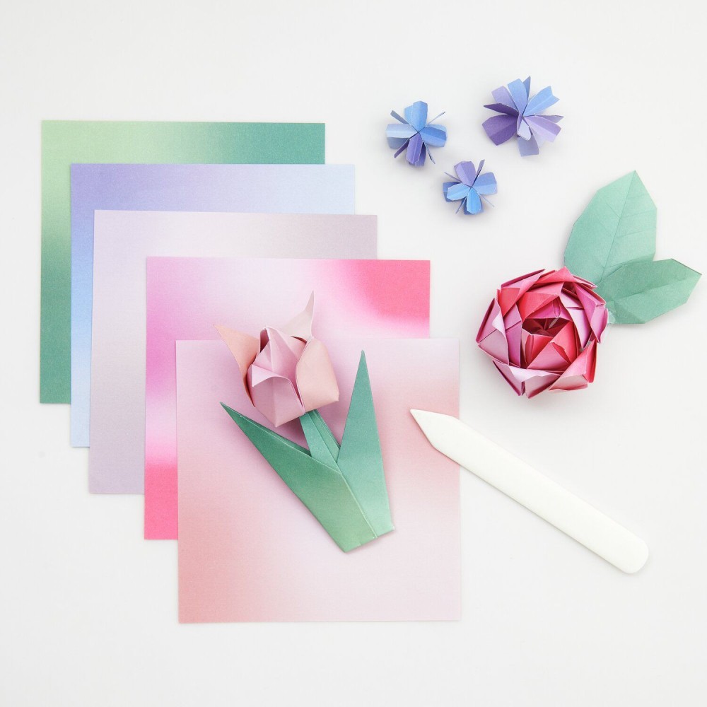 Papier origami Blurry Gradient 15 x 15 cm - Paper Poetry - 100 ark.