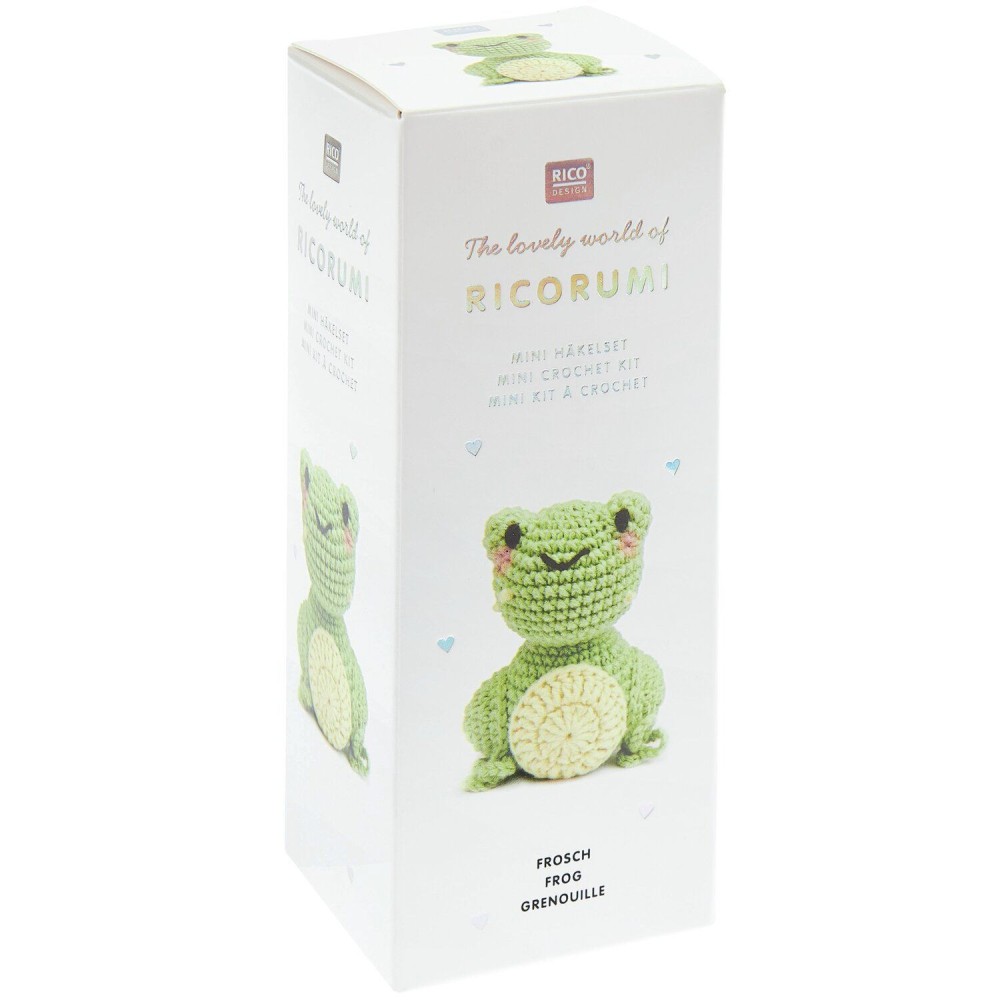 Set of Mini Easy Ricorumi DK cotton yarn - Rico Design - Frog