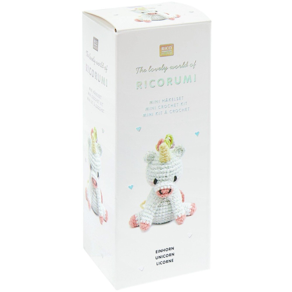 Set of Mini Easy Ricorumi DK cotton yarn - Rico Design - Unicorn