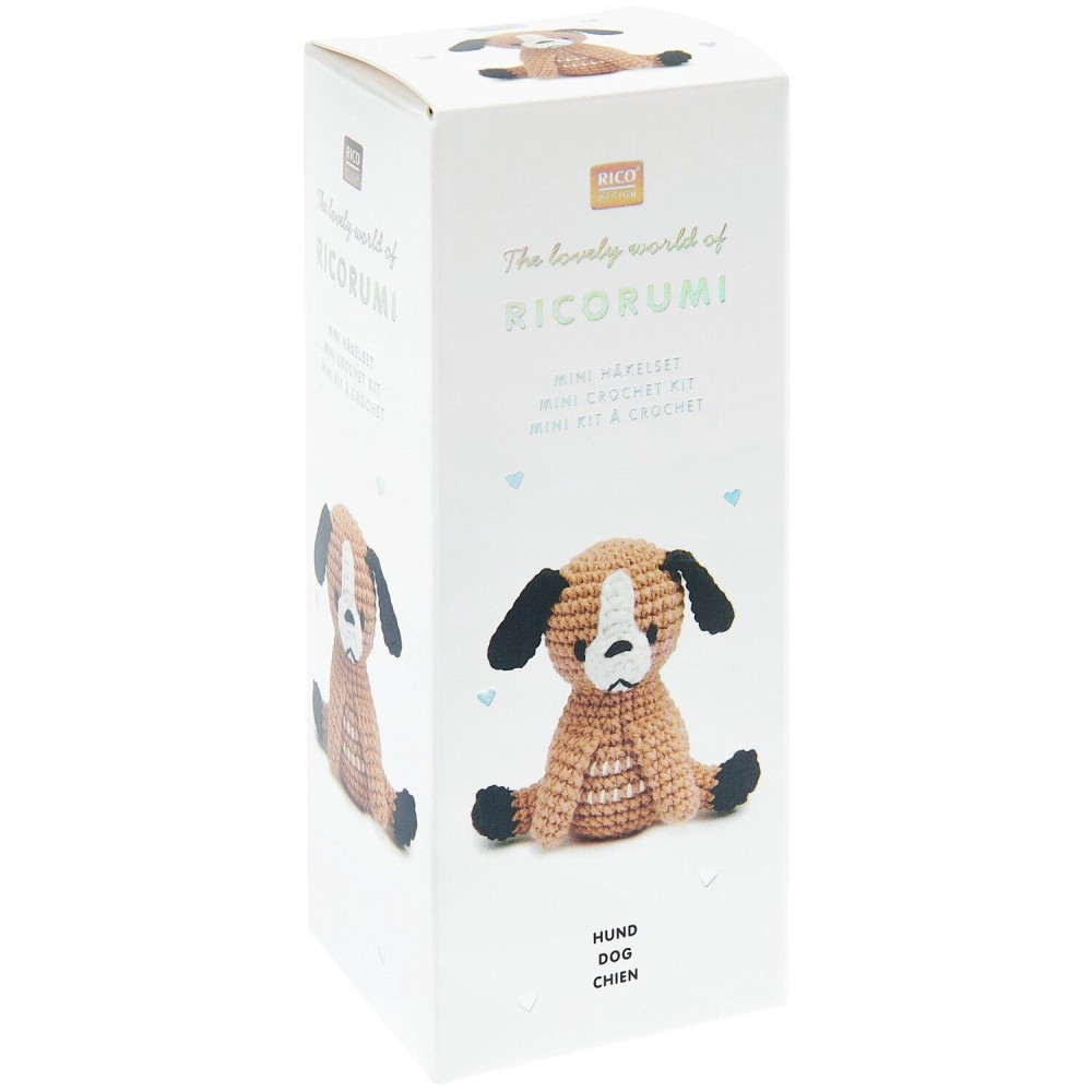 Set of Mini Easy Ricorumi DK cotton yarn - Rico Design - Dog