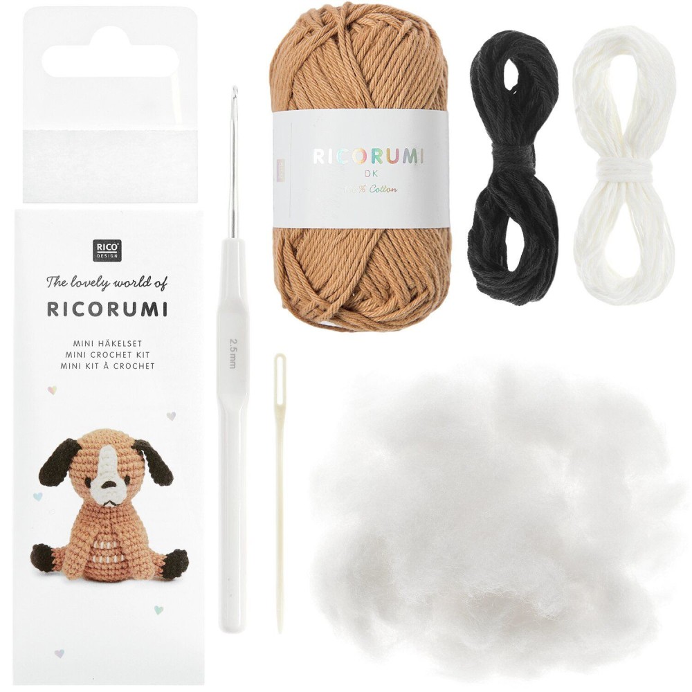 Zestaw do szydełkowania Mini Easy Ricorumi - Rico Design - Dog