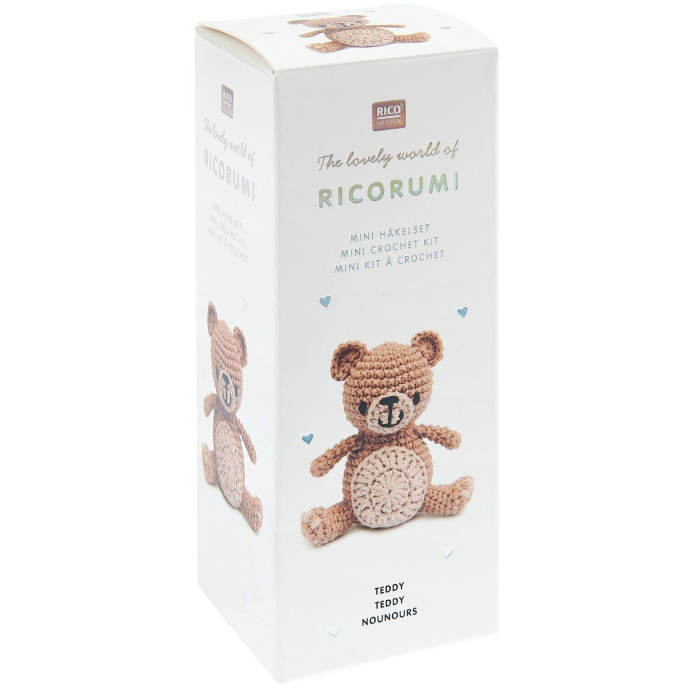 Set of Mini Easy Ricorumi DK cotton yarn - Rico Design - Teddy