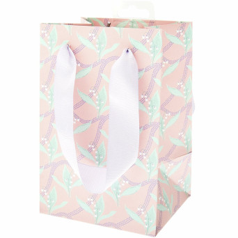 Paper gift bag Snowdrops - Rico Design - 12 x 18 x 10 cm