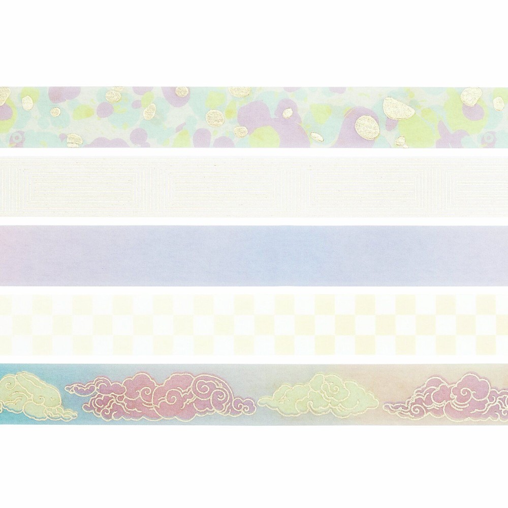 Set of washi tapes The Sky is the Limit - Paper Poetry - 5 pcs.