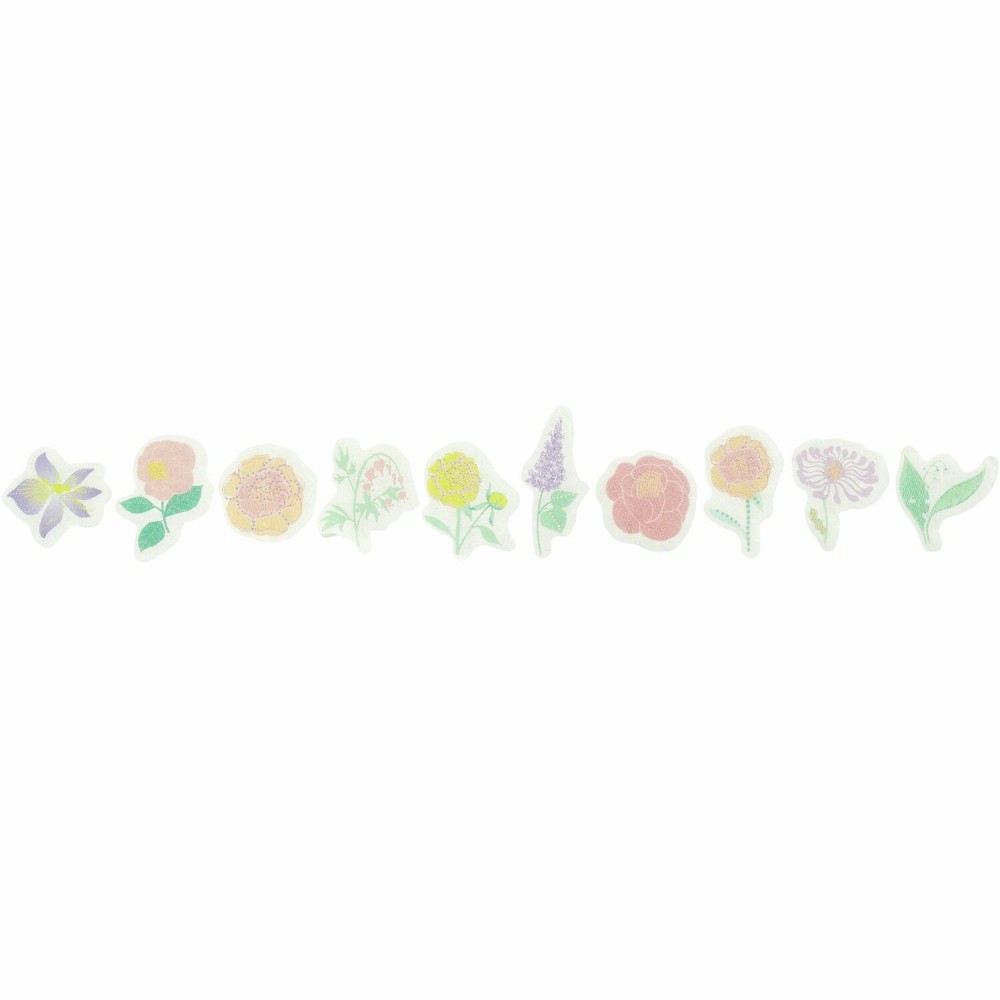 Naklejki washi Flowers Pastel - Paper Poetry - 200 szt.