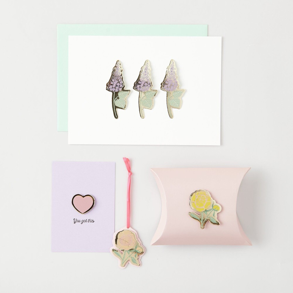 3D stickers Peonies - Paper Poetry - 6 pcs.
