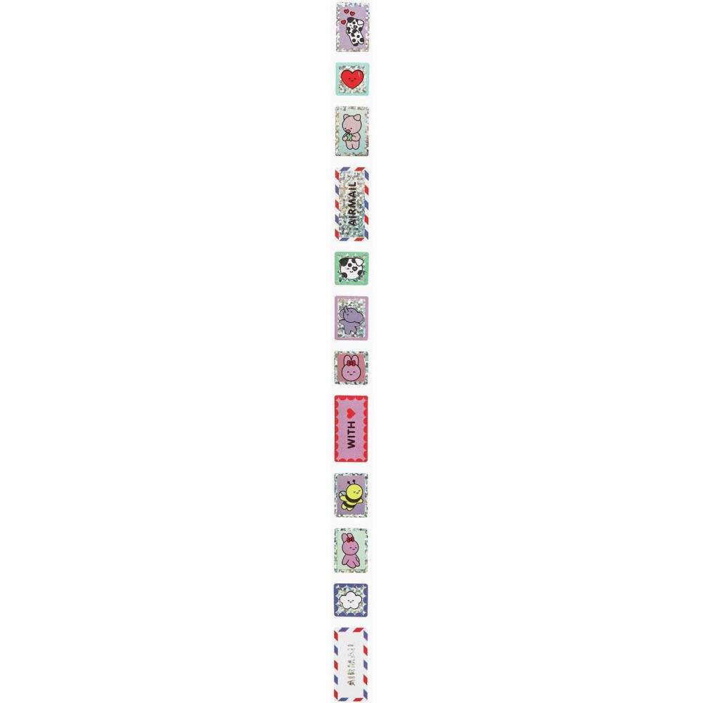 Naklejki papierowe na rolce Chingu - Paper Poetry - 80 szt.