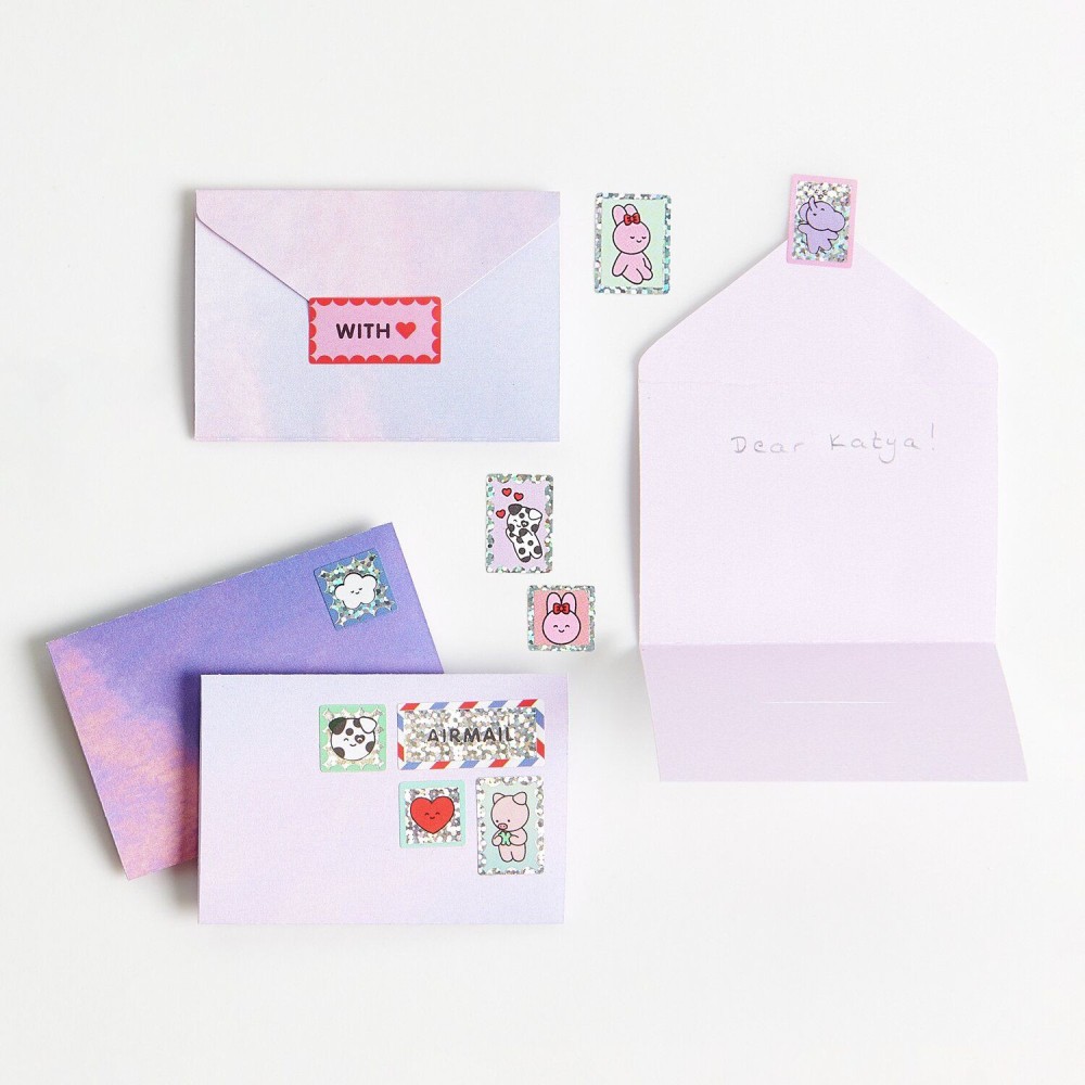 Naklejki papierowe na rolce Chingu - Paper Poetry - 80 szt.