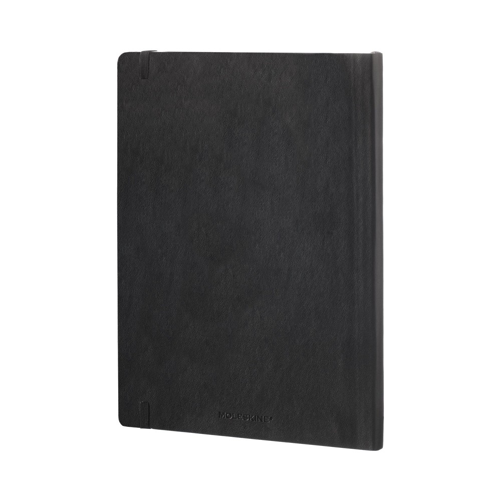 Notatnik w kropki XL - Moleskine - czarny miękka okładka