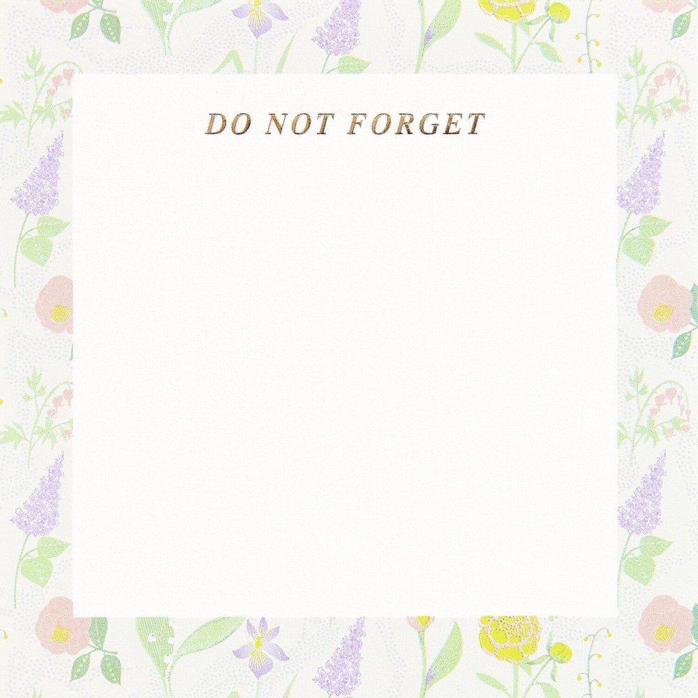 Memo notes Flower Frames 9 x 9 cm - Paper Poetry - 200 pcs