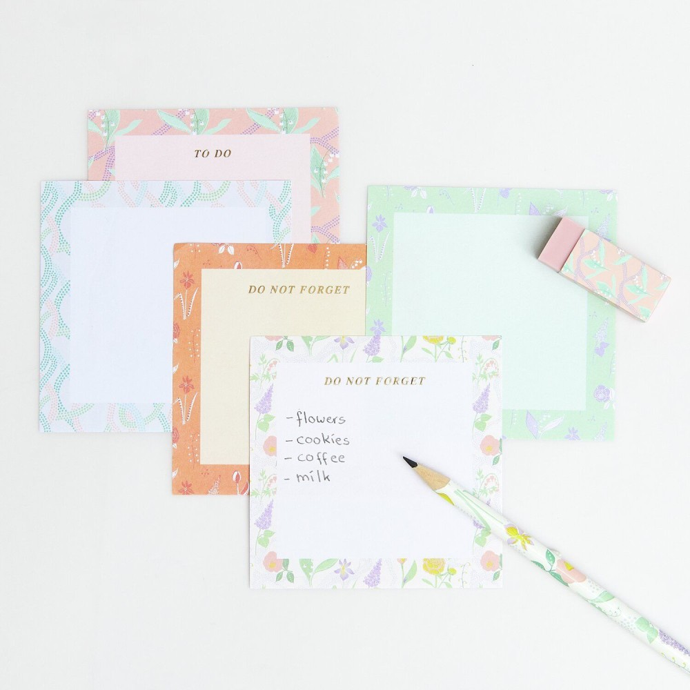 Karteczki Memo Flower Frames 9 x 9 cm - Paper Poetry - 200 szt.