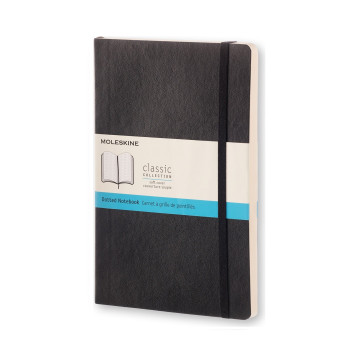 Notatnik w kropki A5 - Moleskine - czarny miękka okładka