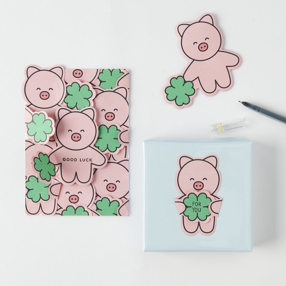 Sticky notes Pig 8,5 x 8,1 cm - Paper Poetry - 25 pcs