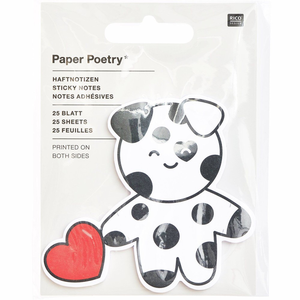Sticky notes Dalmatin 8,6 x 7,7 cm - Paper Poetry - 25 pcs