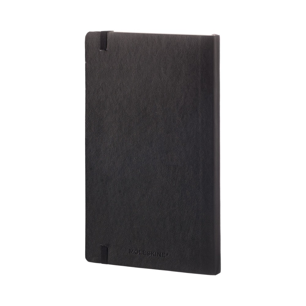 Notatnik w kropki A5 - Moleskine - czarny miękka okładka