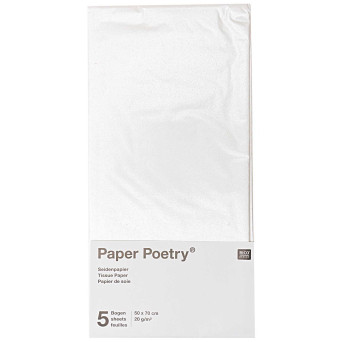 Gift wrapping tissue paper Crystal - Paper Poetry - 5 pcs