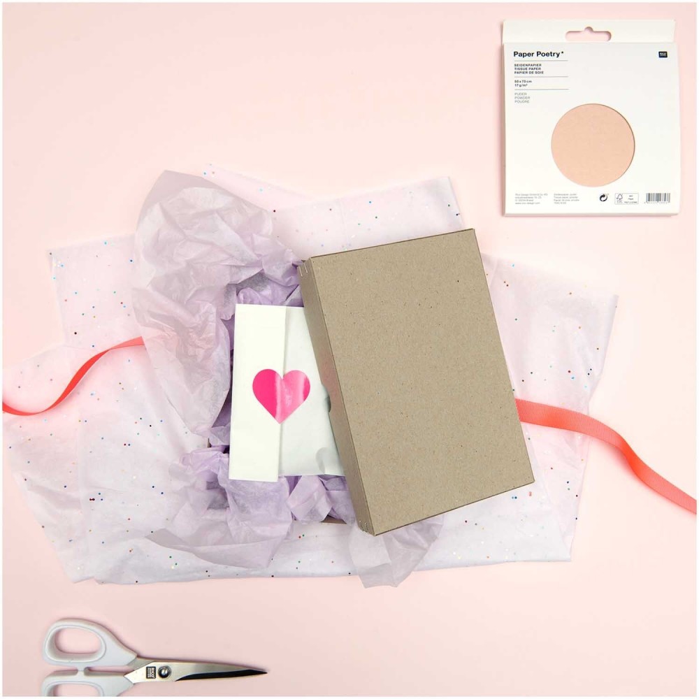 Gift wrapping tissue paper Light Purple - Paper Poetry - 5 pcs