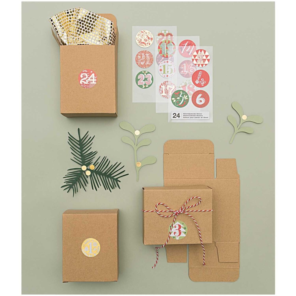 Naklejki papierowe kółka Dots - Paper Poetry - Gold